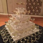 Wooden Champagne Tower Rental
