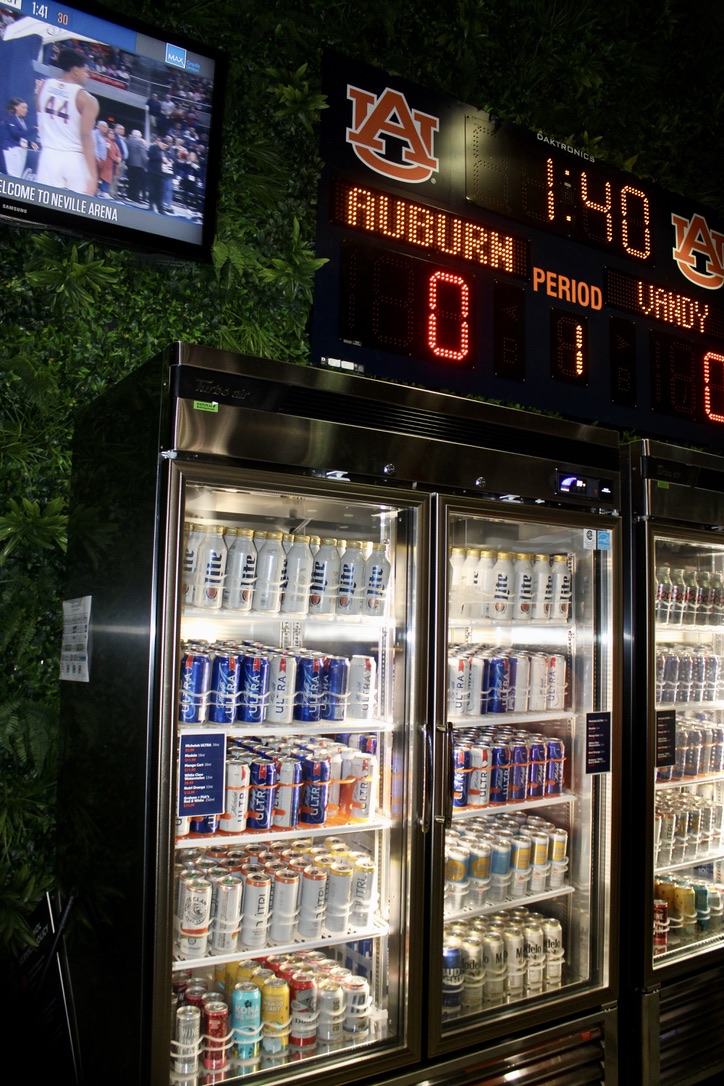 Neville Arena refrigerators cold beer bnb beverage management