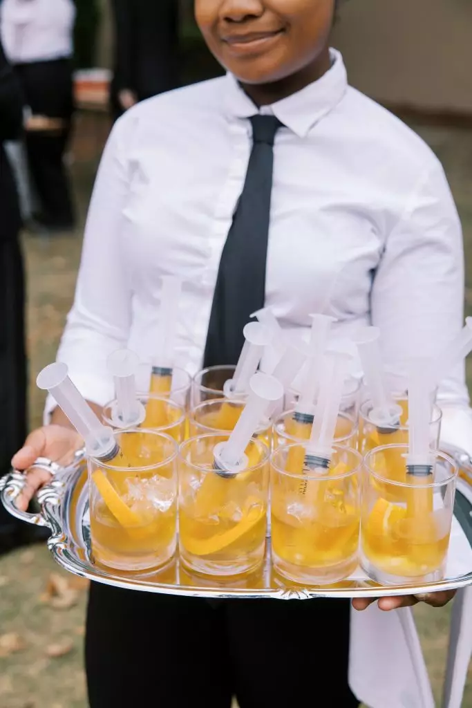 signature cocktails syringe shots in drinks bnb beverage management