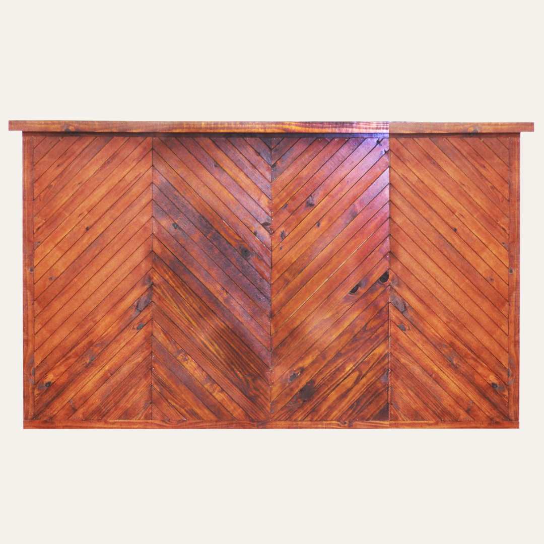 Premium Wooden Herringbone Rental ; Event Rentals