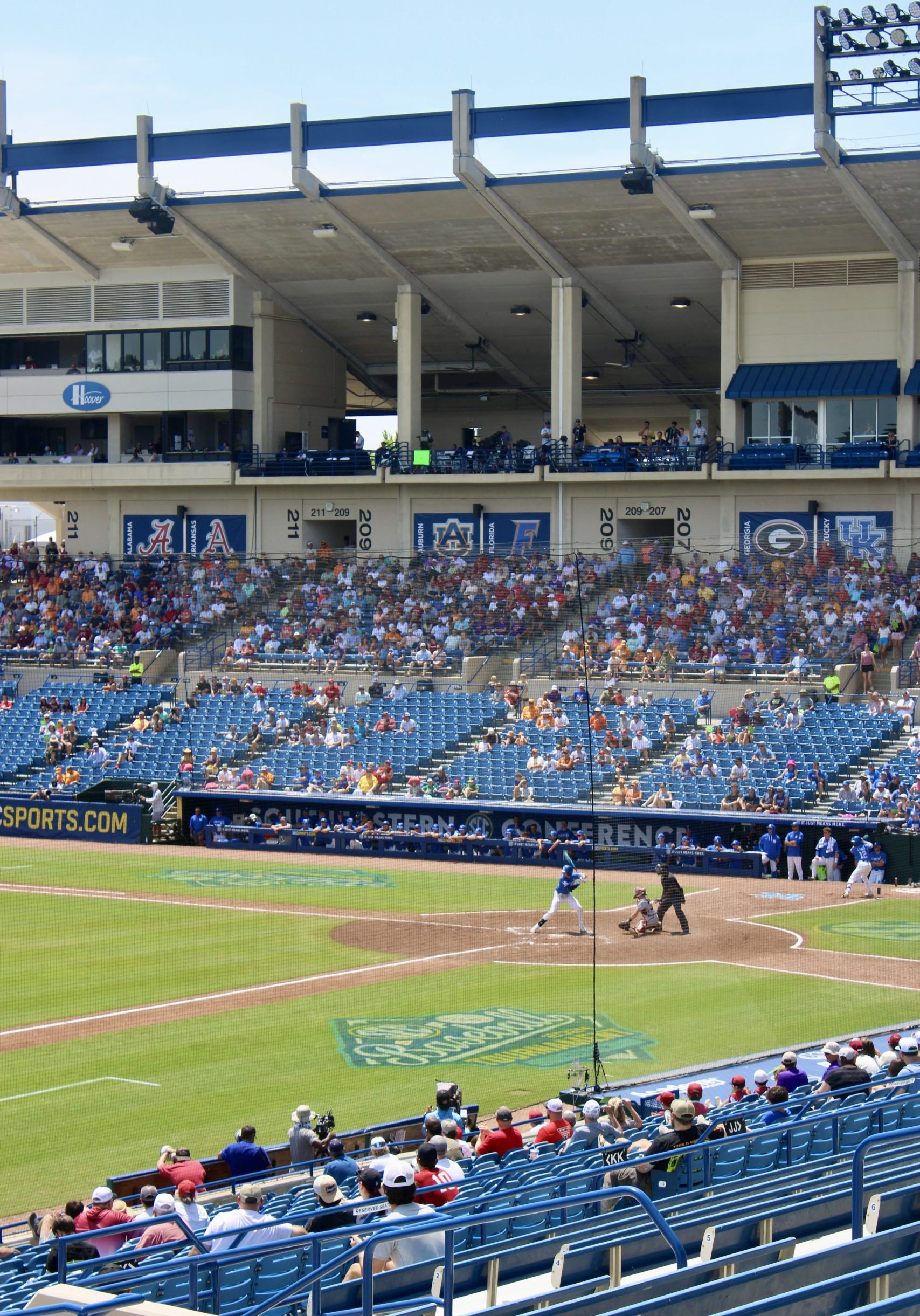 hoover met baseball stadium sec tournament