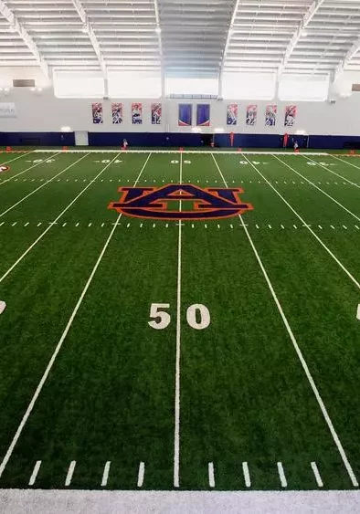 athletic complex inside football field auburn