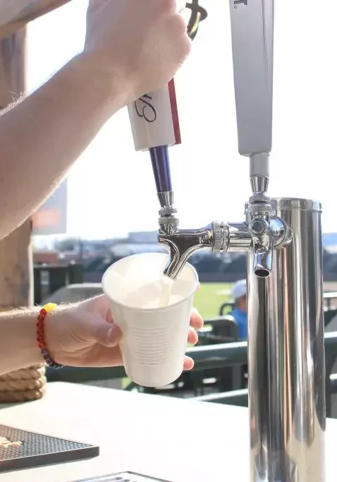 beer on tap at plainsman park auburn baseball